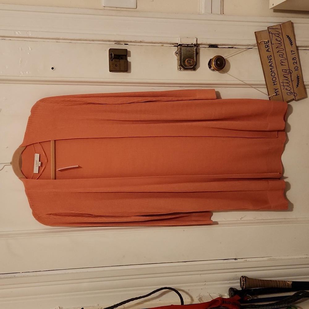 NWT women's Loft long open cardigan